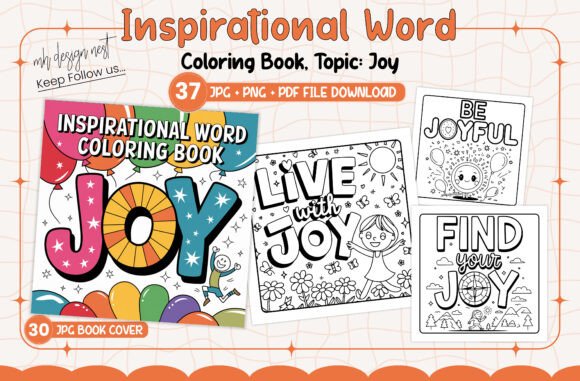 Discover the Joy of Coloring with the Joy Inspirational Word Coloring Book