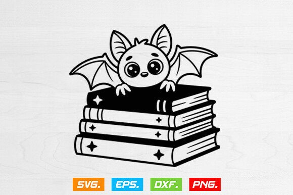 Dragon Reading Books Svg