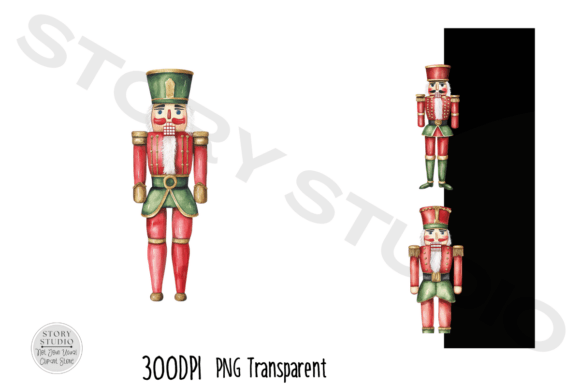 Festive Nutcracker Soldier Clipart Pack