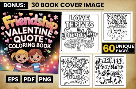Friendship Valentine Quote Coloring Page: A Creative Way to Celebrate Connections