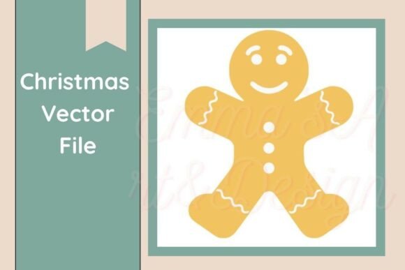 Gingerbread Man Christmas Vector: A Festive Design for Creative Projects