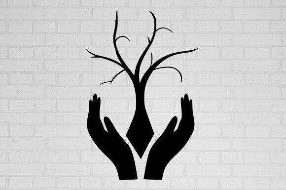 Hand Holding Tree SVG, Tree of Life SVG