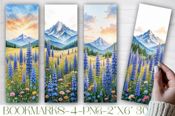 Meadow Flowers Bookmark Printable for Book Lovers and Creative Minds