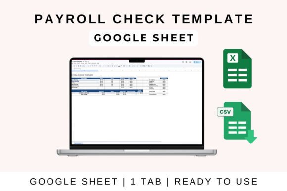 Payroll Check Template: A Simple Tool for Accurate Employee Payments