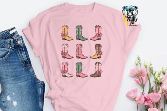 Pink Cowgirl Coquette Western Boots