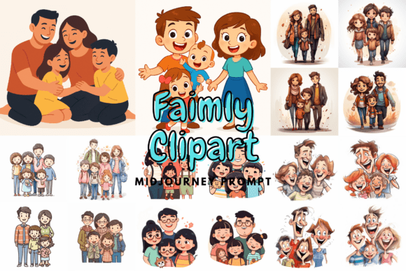 Prompt for Faimly Clipart