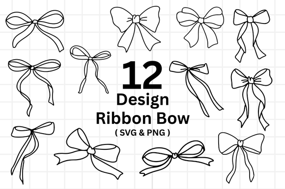 Ribbon Bow Svg Bundle Illustration