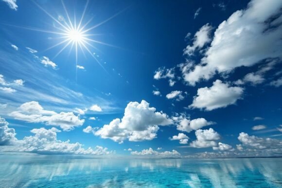 Sky and Sun Background Design: A Guide to Enhancing Visual Appeal
