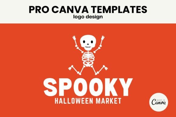 Spooky Halloween Market Logo Canva: A Creative Tool for Seasonal Design