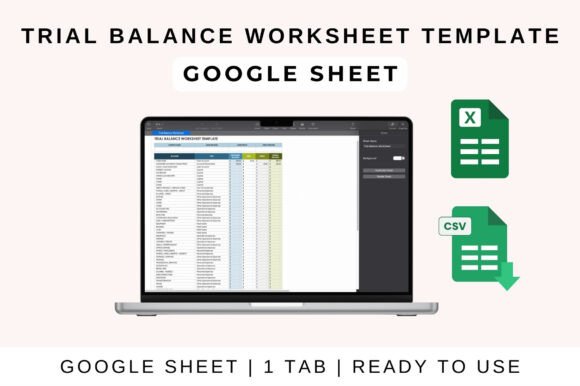 Trial Balance Worksheet Template: A Tool for Financial Accuracy