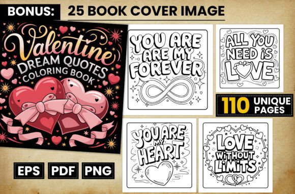 Valentine Dream Quotes Coloring Pages: A Creative Resource for Personal and Professional Use