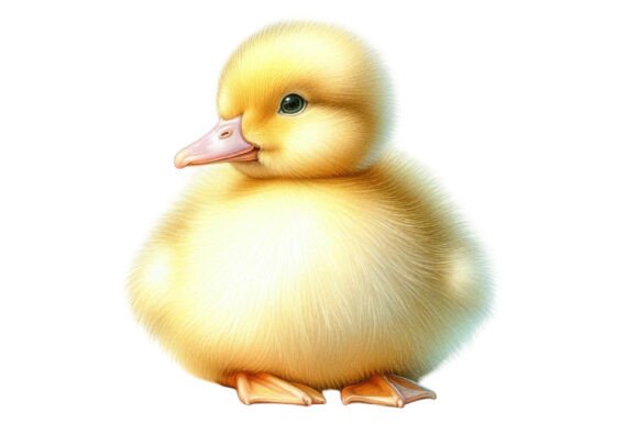 Whimsical Easter Duck Clipart for Creative Projects