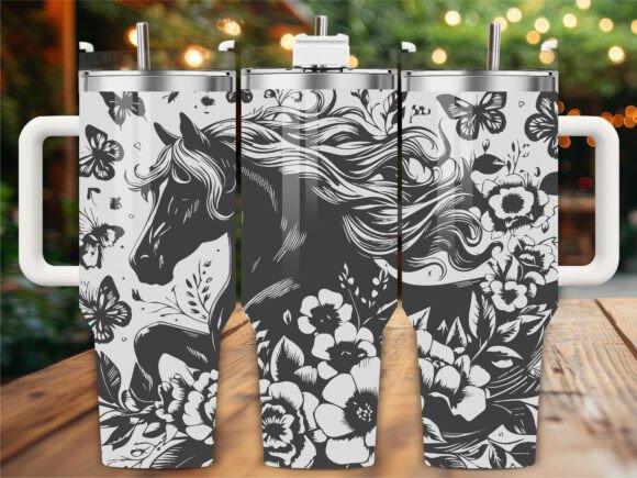Wildflower Horse and The Quencher H2.0 Tumbler Wrap: A Perfect Fusion of Art and Technology